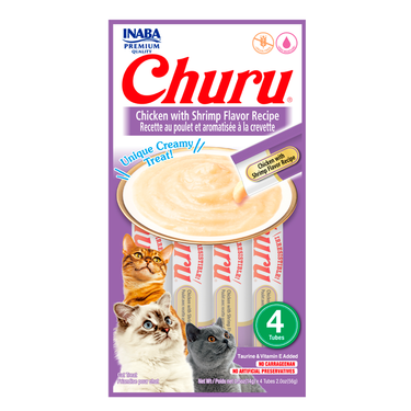 Churu gato pollo camaron